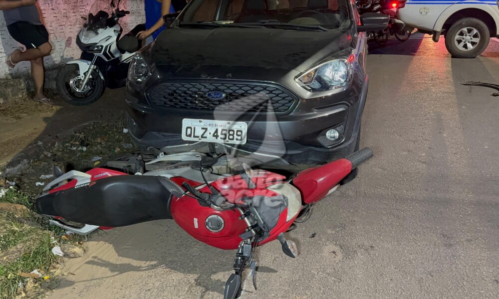 Acidente em Rio Branco: Carro capota e motorista de 64 anos fica ferido Imagem do artigo