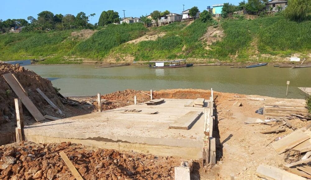 Deracre Avança na Concretagem da Rampa de Acesso ao Rio Iaco em Sena Madureira Imagem do artigo