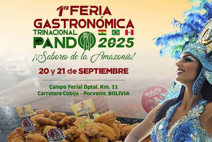 1ª Feira Gastronômica Trinacional de Pando: Sabores do Acre, Peru e Bolívia em Cobija Imagem do artigo