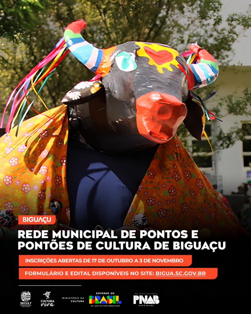 Inscrições Abertas para Pontos de Cultura em Biguaçu: Uma Oportunidade para a Cultura Local Imagem do artigo
