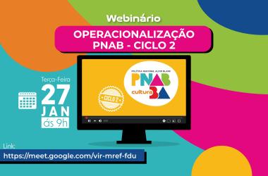 Webinário da SecultBA: Como Operacionalizar a PNAB para Gestores de Cultura Webinário da SecultBA: Como Operacionalizar a PNAB para Gestores de Cultura