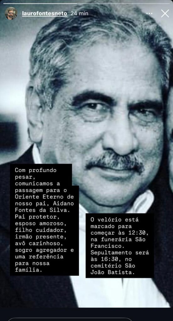 Nota de Falecimento: Comunidade de Rio Branco Homenageia Aidano Fontes da Silva Nota de Falecimento: Comunidade de Rio Branco Homenageia Aidano Fontes da Silva