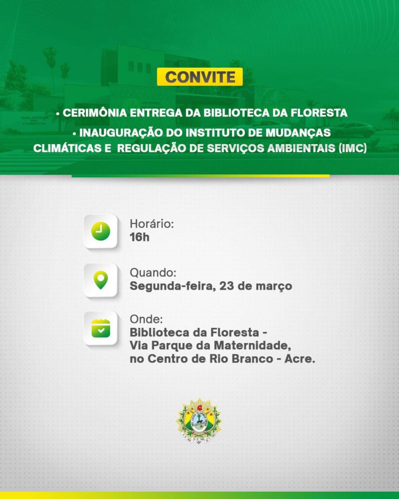 Acre Avança em Sustentabilidade com Inauguração de Hub de Conhecimento