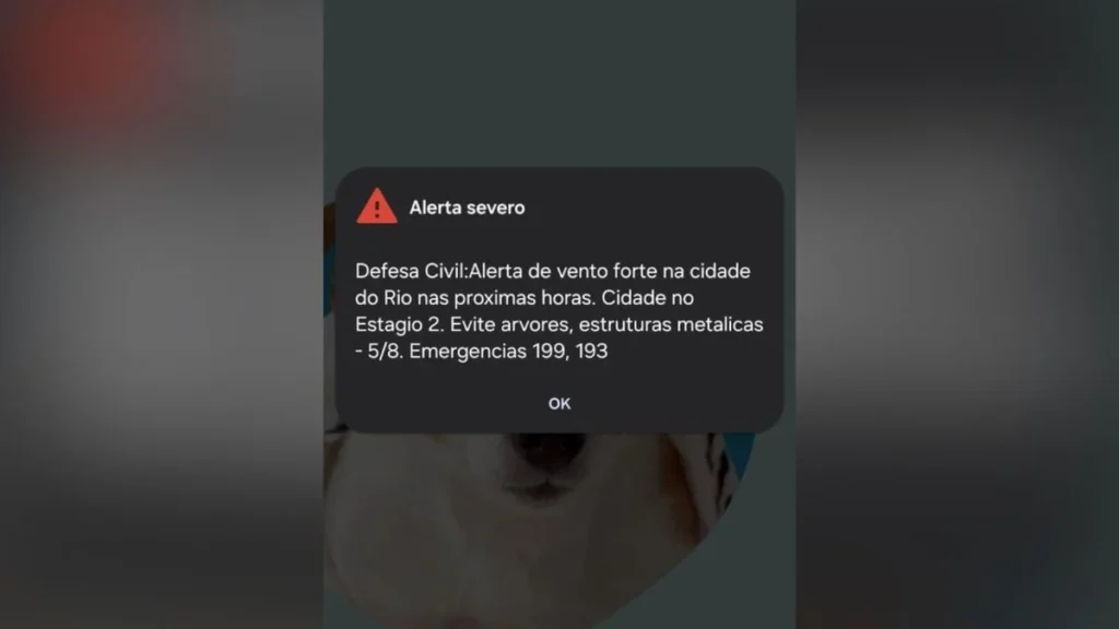 Defesa Civil alerta para ventos fortes no Rio de Janeiro e risco de ocorrências Defesa Civil alerta para ventos fortes no Rio de Janeiro e risco de ocorrências