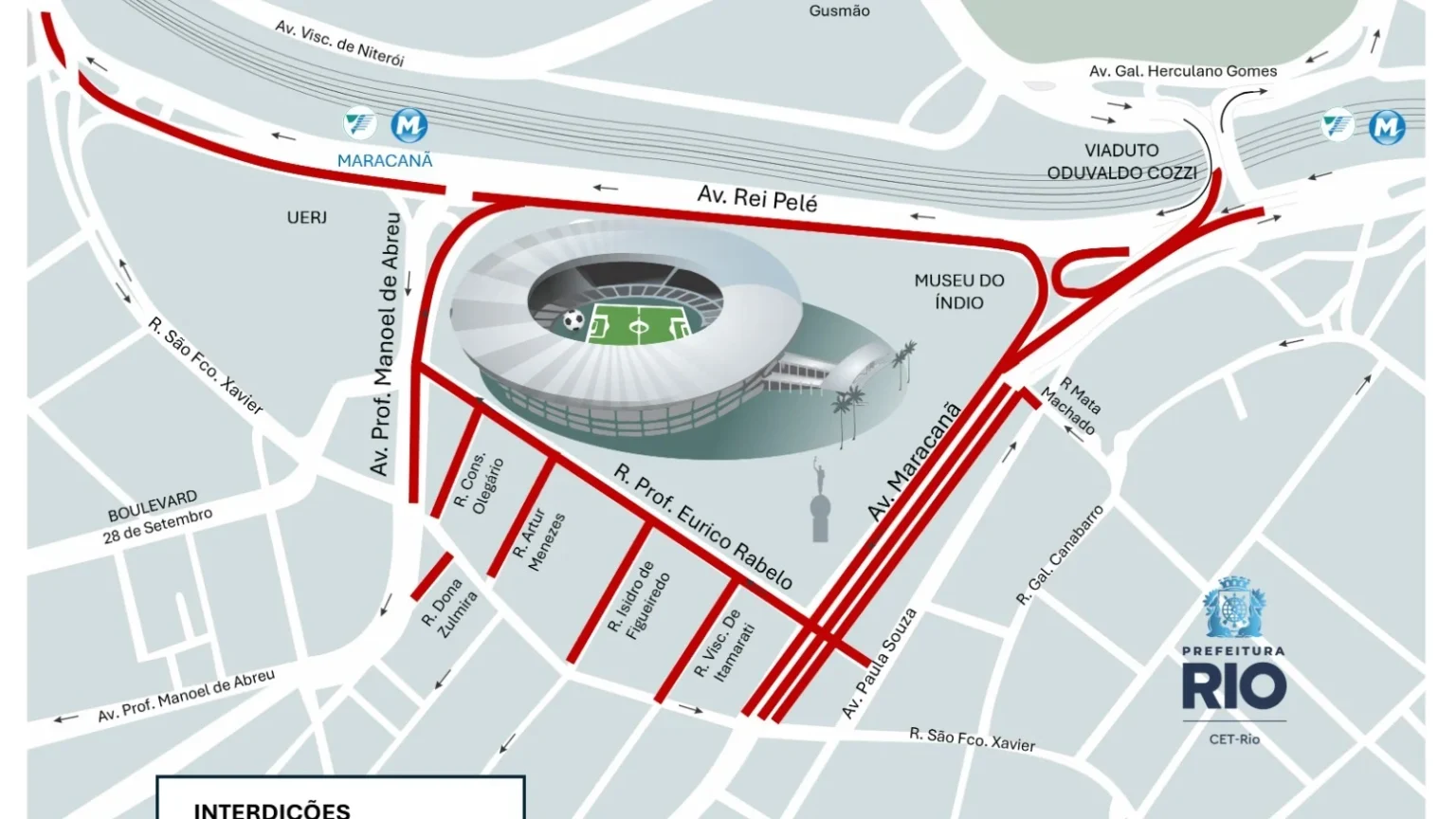 Operação Especial de Trânsito da CET-Rio para Fluminense x Independiente Rivadavia no Maracanã Operação Especial de Trânsito da CET-Rio para Fluminense x Independiente Rivadavia no Maracanã