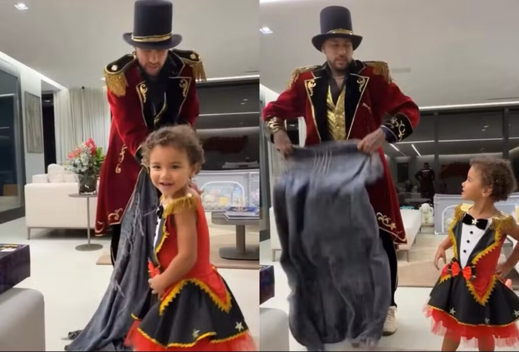 Neymar se Transforma em Mágico e Encanta com Mavie em Post Divertido