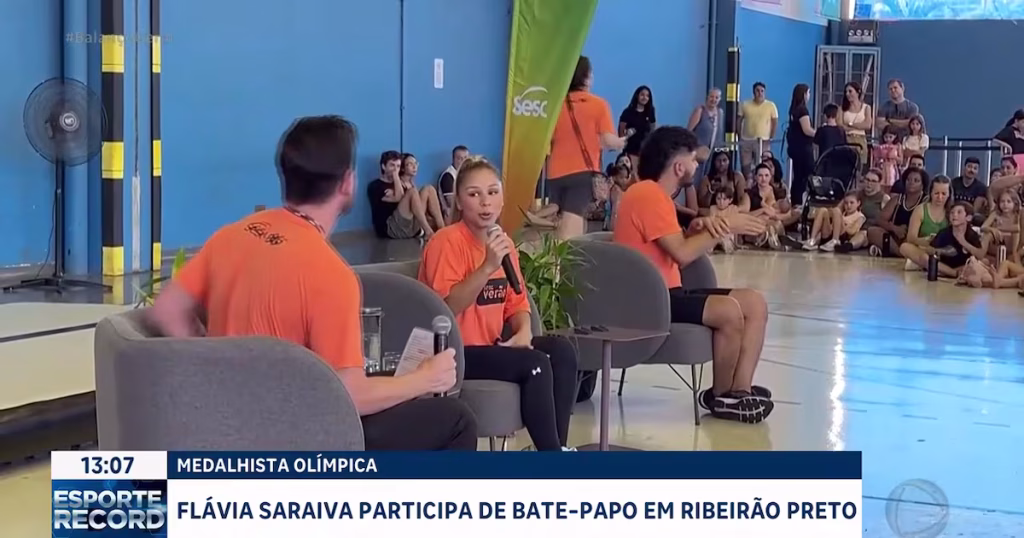 Flávia Saraiva Brilha em Evento de Ginástica em Ribeirão Preto