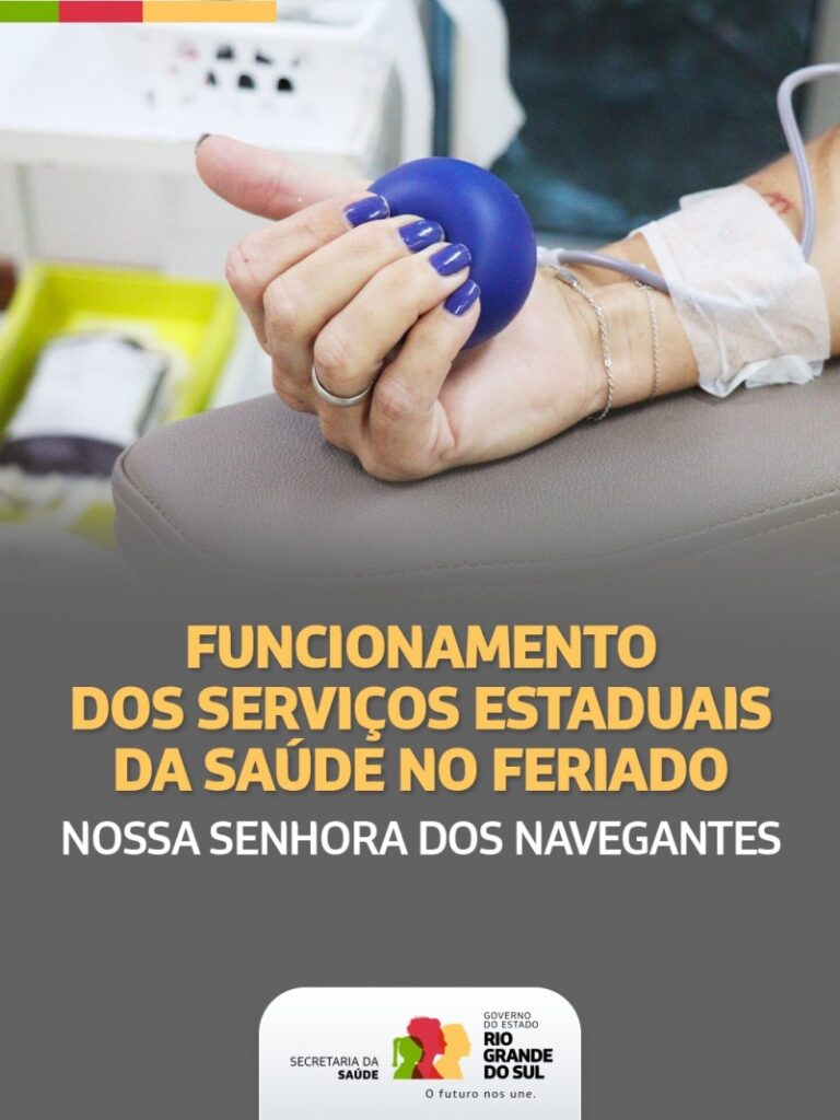 Funcionamento dos Órgãos de Saúde Durante o Feriado de Navegantes: Confira as Alterações Funcionamento dos Órgãos de Saúde Durante o Feriado de Navegantes: Confira as Alterações