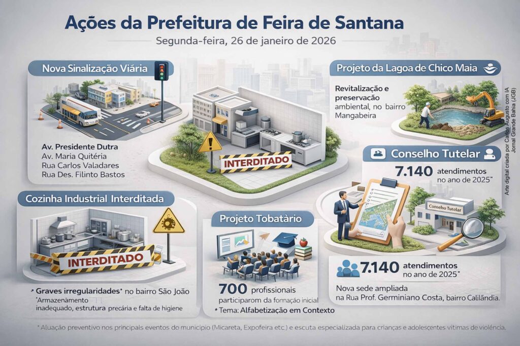 Governo de Feira de Santana Intensifica Ações em Mobilidade, Saúde e Educação Governo de Feira de Santana Intensifica Ações em Mobilidade, Saúde e Educação
