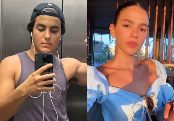 Marcelo Sangalo e Bruna Marquezine: Encontro Deslumbrante na Praia de Salvador