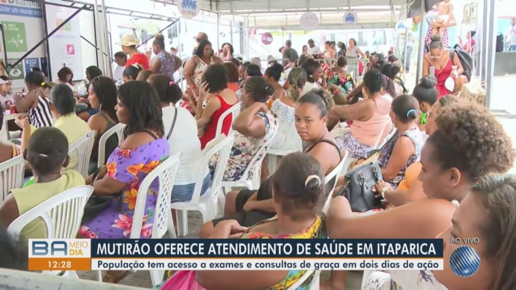 Mutirão Bahia Meio Dia: Serviços de Saúde Grátis em Itaparica Mutirão Bahia Meio Dia: Serviços de Saúde Grátis em Itaparica