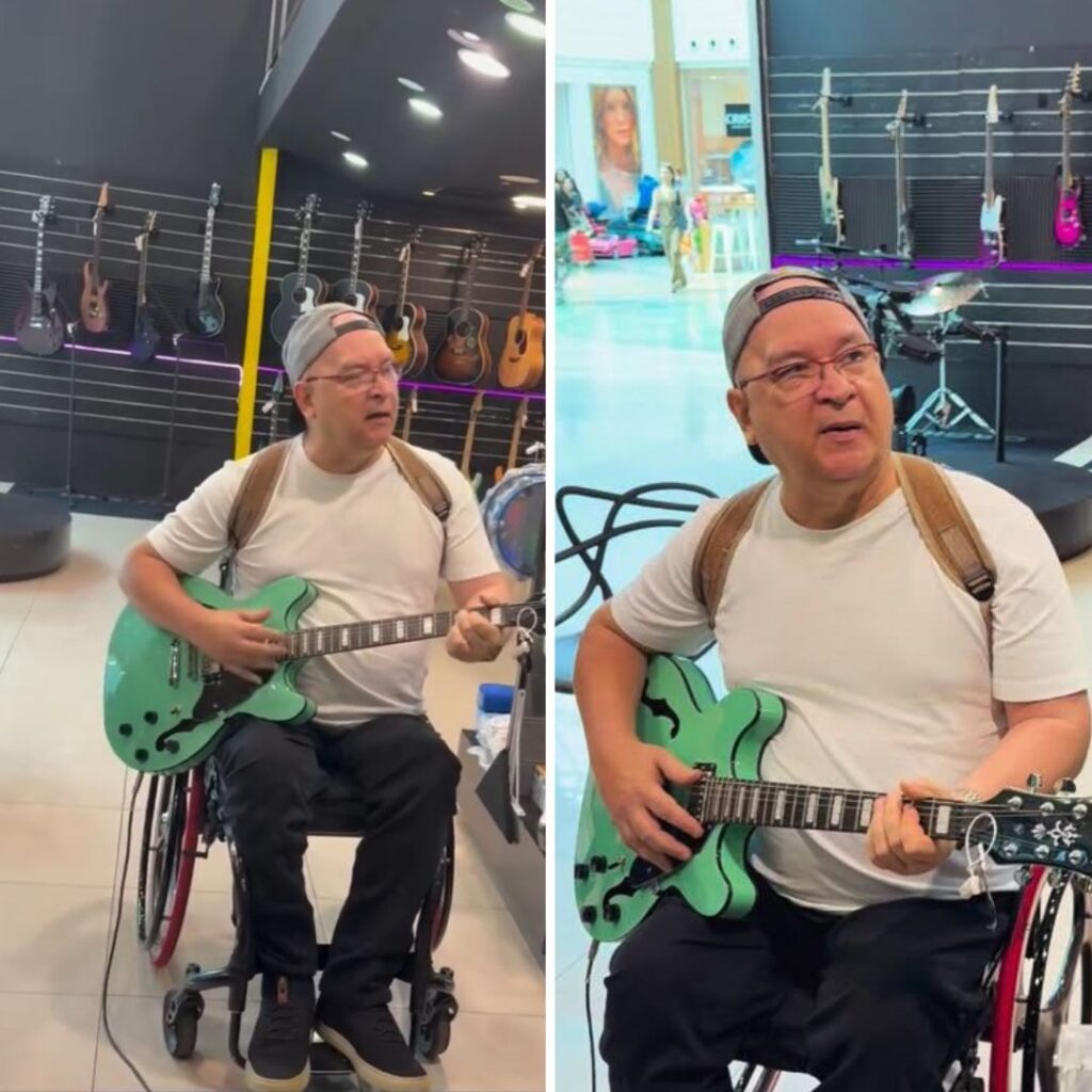Herbert Vianna Encanta Fãs com Show Surpresa em Shopping de Salvador