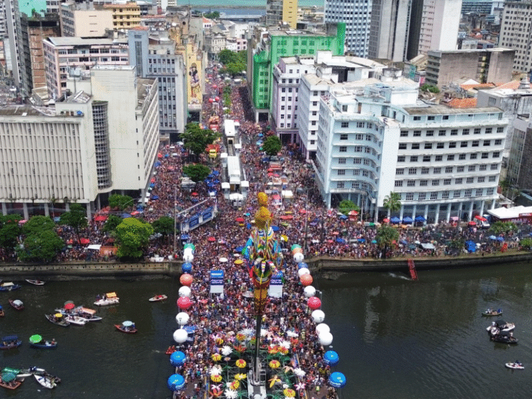 Recife Registra 97% de Ocupação Hoteleira Durante o Carnaval de 2026