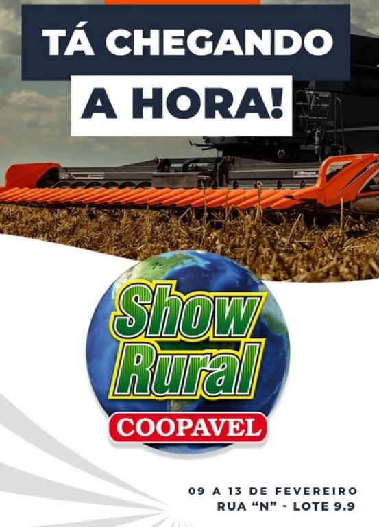 Show Rural Coopavel 2026: R$ 7,05 bilhões em negócios e inovações no agronegócio Show Rural Coopavel 2026: R$ 7,05 bilhões em negócios e inovações no agronegócio