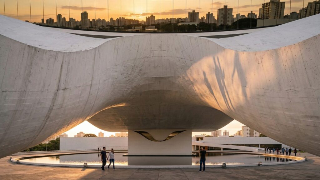 Descubra o Museu Oscar Niemeyer: o ícone arquitetônico de Curitiba que encanta visitantes