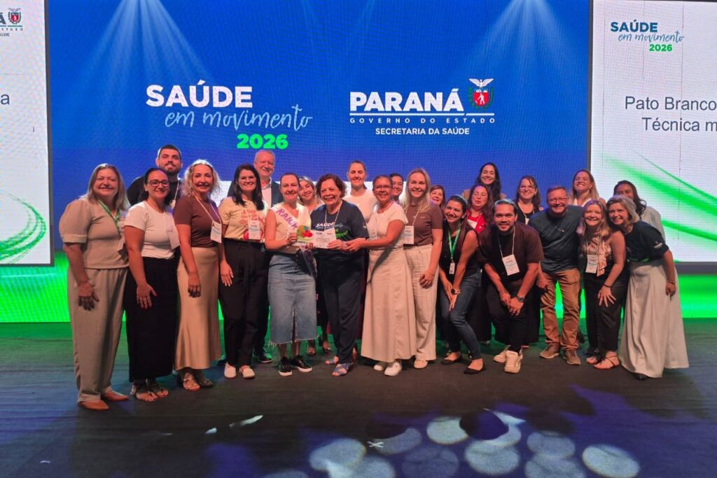 Pato Branco é Reconhecida em Encontro Estadual de Saúde no Paraná Pato Branco é Reconhecida em Encontro Estadual de Saúde no Paraná
