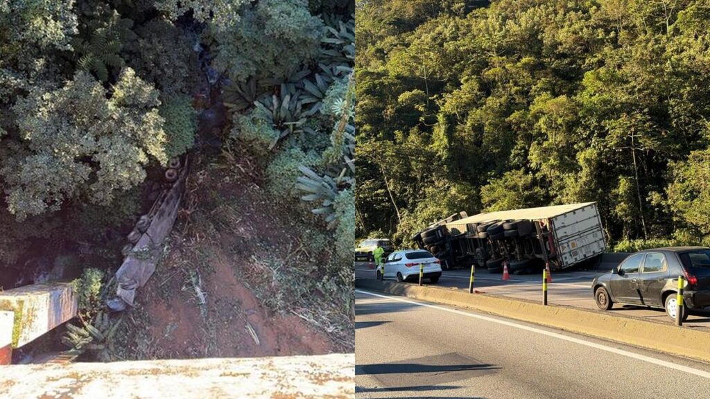 Acidente Fatal na BR-277: Caminhão Cai de Viaduto de 80 Metros e Interdições Afetam Tráfego
