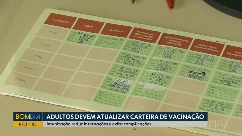 Vacinação na Vida Adulta: A Importância de Manter a Carteira Atualizada Vacinação na Vida Adulta: A Importância de Manter a Carteira Atualizada