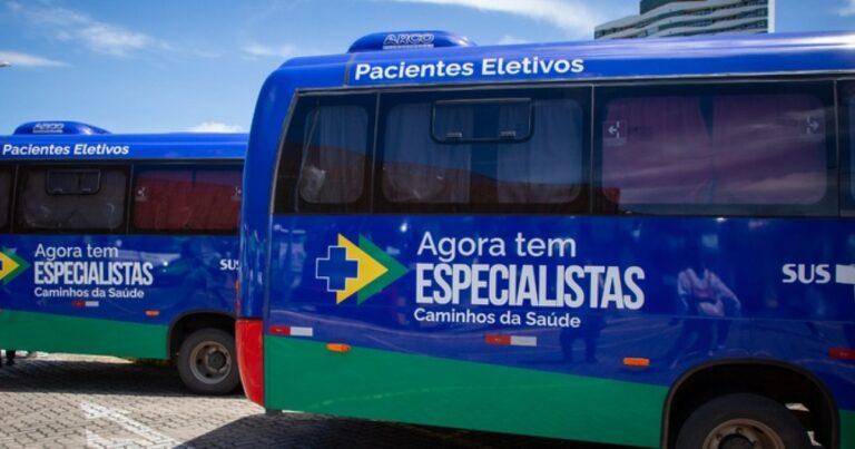 Bahia Recebe 315 Veículos do Ministério da Saúde para Transporte de Pacientes do SUS