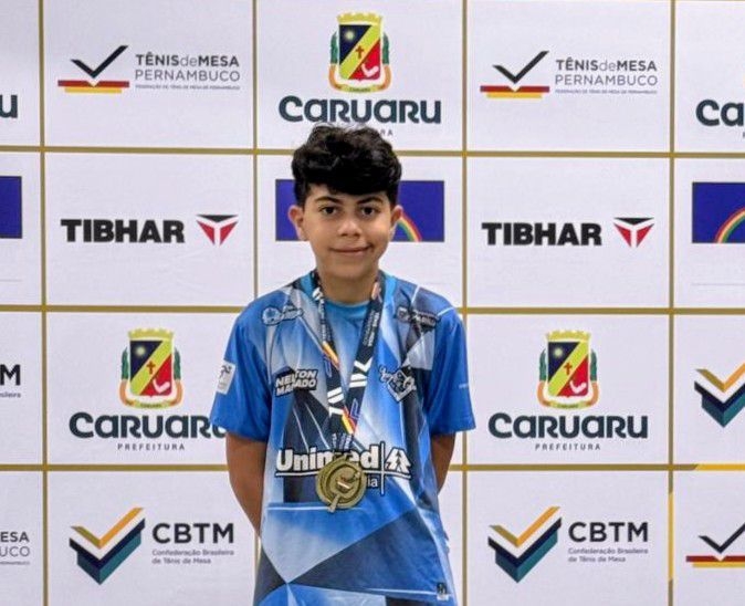 Antônio Lorenzo Brilha e Conquista Bronze na Copa Brasil de Tênis de Mesa em Pernambuco Antônio Lorenzo Brilha e Conquista Bronze na Copa Brasil de Tênis de Mesa em Pernambuco