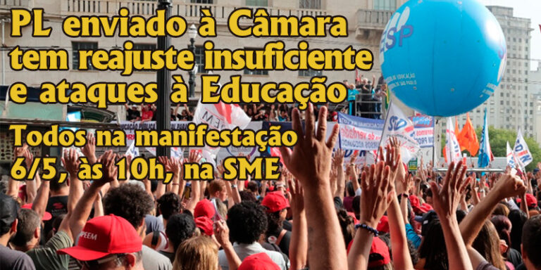 Prefeitura Apresenta Projeto de Lei com Reajuste Insuficiente e Ameaças à Educação
