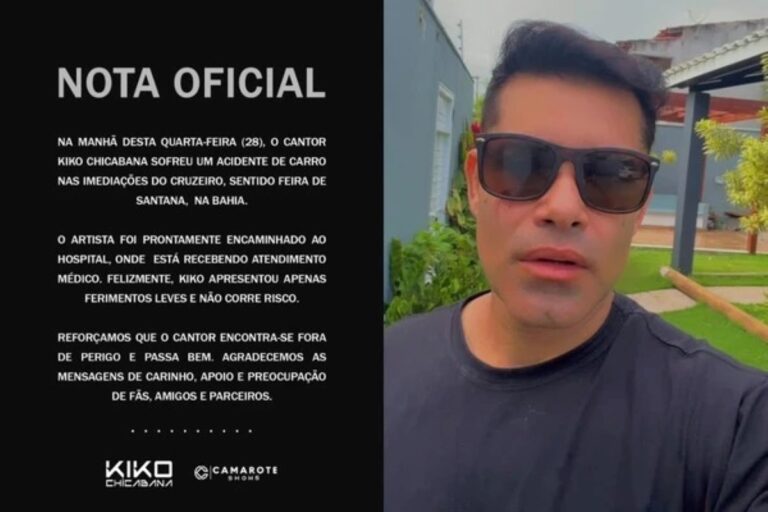 Acidente do Cantor Kiko da Chicabana: Ele Capotou o Carro na Bahia Acidente do Cantor Kiko da Chicabana: Ele Capotou o Carro na Bahia