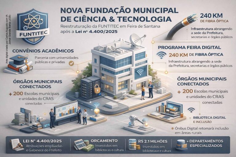 Reestruturação da FUNTITEC Impulsiona Inovação em Feira de Santana sob a Gestão de José Ronaldo