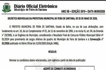 Feira de Santana Nomeia 52 Novos Agentes de Combate às Endemias em Concurso Público Feira de Santana Nomeia 52 Novos Agentes de Combate às Endemias em Concurso Público