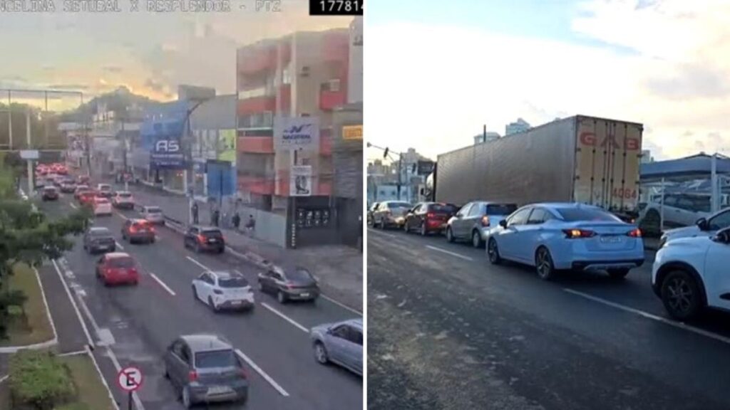 Trânsito Comprometido: Carreta Parada Gera Congestionamento em Vila Velha