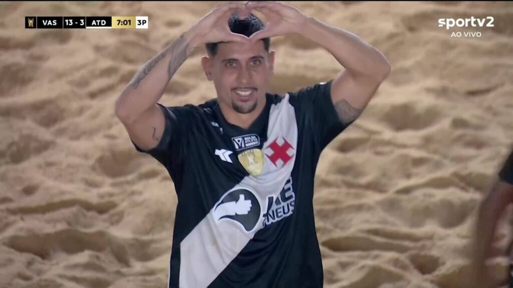 Vasco goleia time peruano e avança à semifinal da Libertadores de Futebol de Areia
