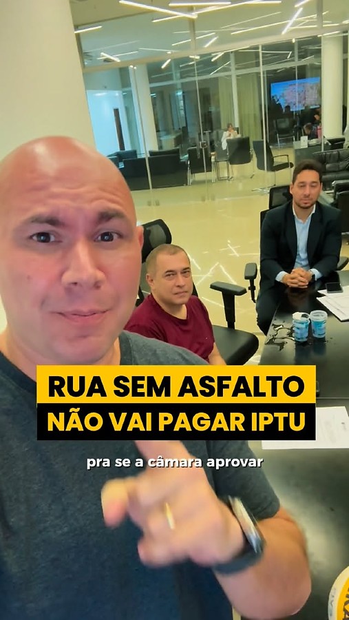 Prefeito Abilio Brunini propõe isenção de IPTU para ruas sem asfalto em Cuiabá Prefeito Abilio Brunini propõe isenção de IPTU para ruas sem asfalto em Cuiabá
