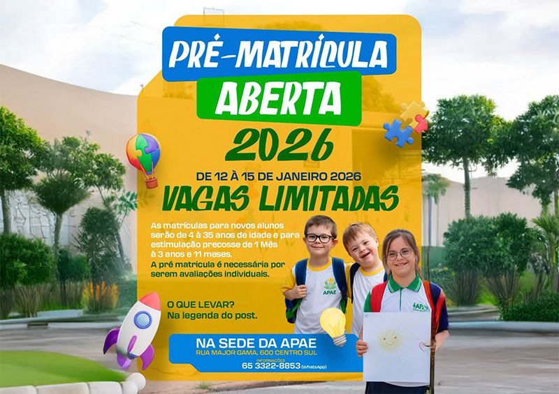Prefeitura de Cuiabá convoca 1.190 cuidadores para alunos com deficiência Prefeitura de Cuiabá convoca 1.190 cuidadores para alunos com deficiência