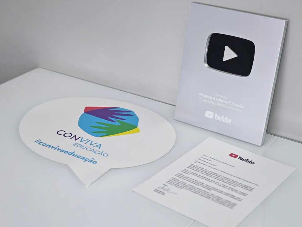 Conviva Educação no YouTube: Um Marco de 100 mil Inscritos e Reconhecimento