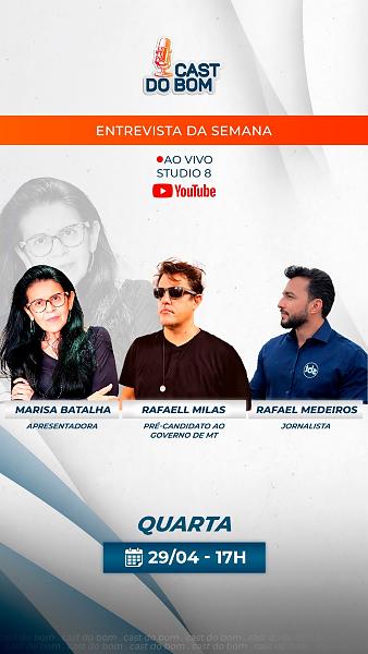 Bate-papo no Cast do Bom: A Revisão dos Símbolos da Direita em MT e a Voz de Rafaell Milas Bate-papo no Cast do Bom: A Revisão dos Símbolos da Direita em MT e a Voz de Rafaell Milas