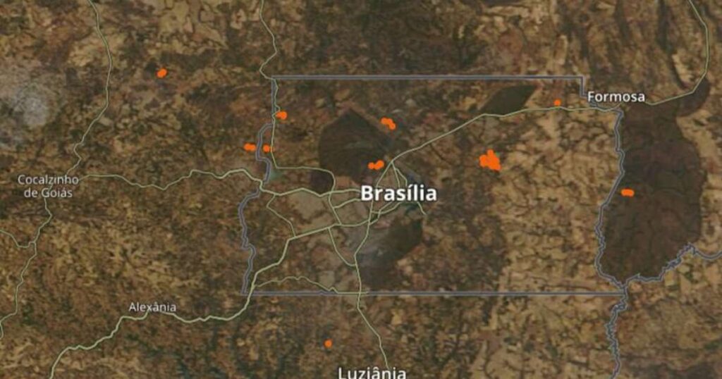 Fumaça e Altas Temperaturas: Brasília Registra Novo Recorde de Calor fumaca e altas temperaturas
