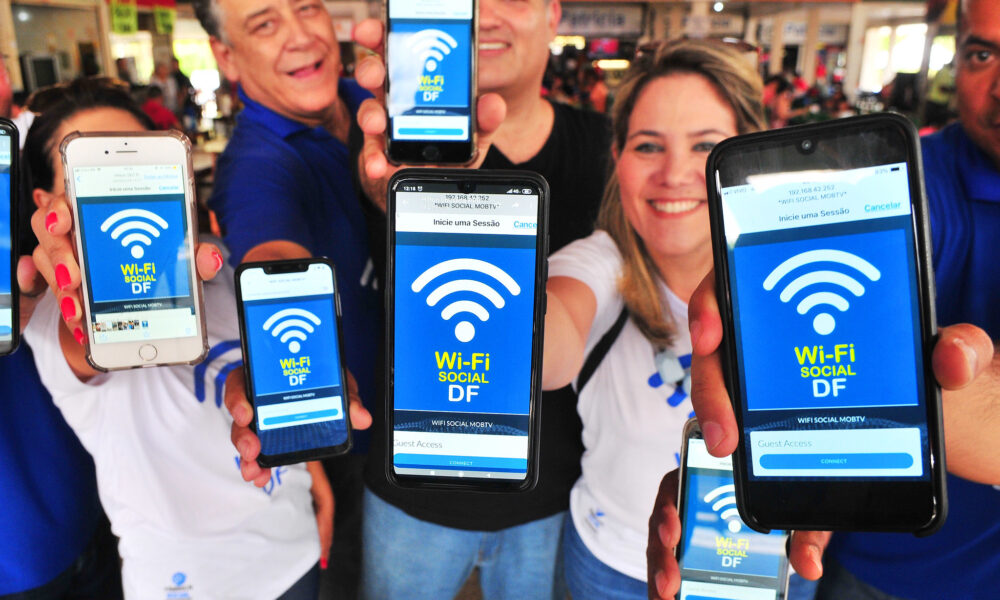 Wi-Fi Social do DF chega a 200 pontos, promovendo inclusão digital Wi-Fi Social do DF chega a 200 pontos, promovendo inclusão digital
