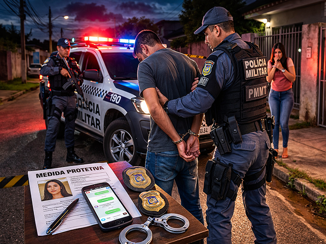 Ipiranga do Norte: Homem é Detido por Descumprir Medida Protetiva e Agressão a Ex-Mulher Ipiranga do Norte: Homem é Detido por Descumprir Medida Protetiva e Agressão a Ex-Mulher
