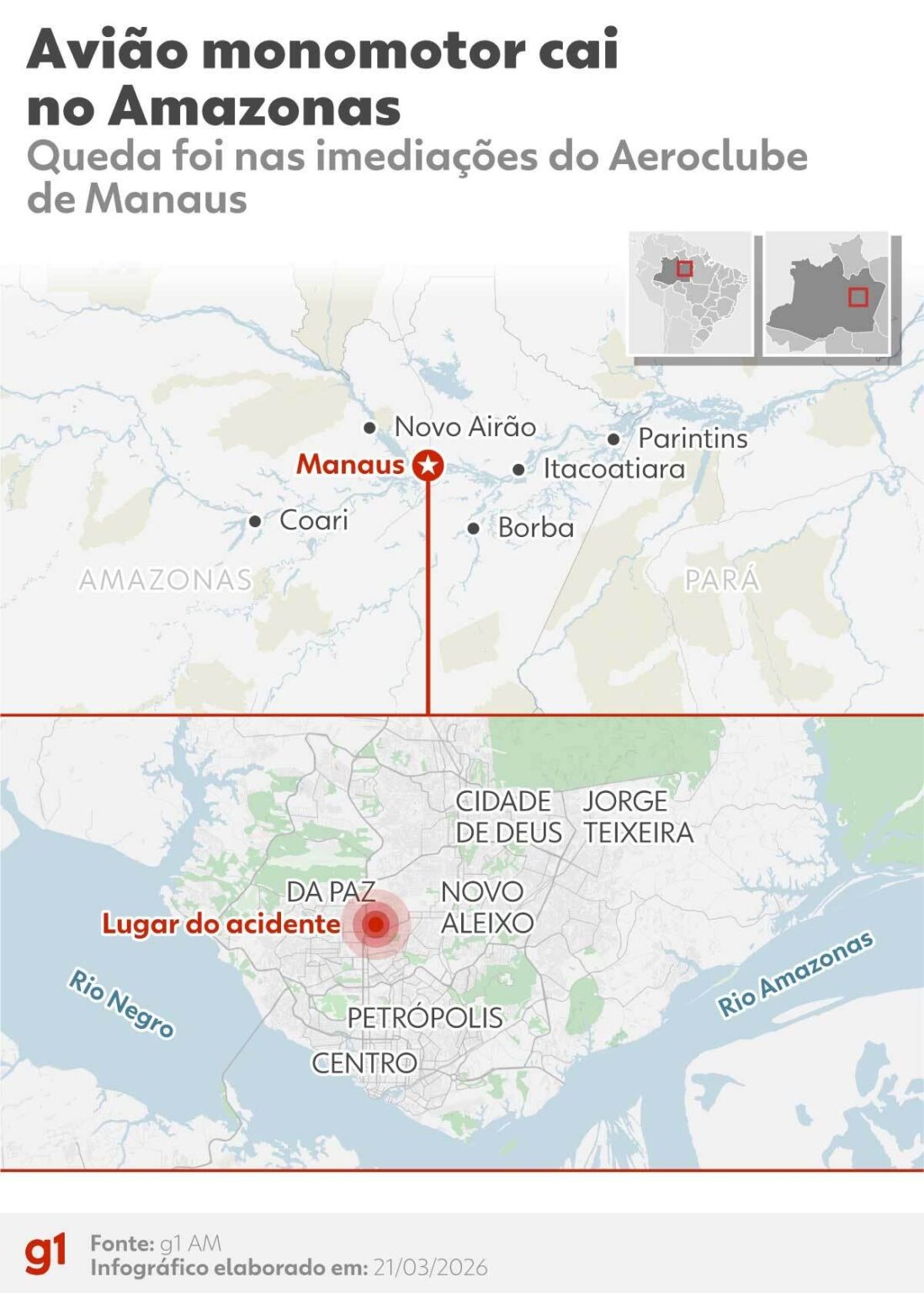Tragédia no Amazonas: Piloto do Aeroclube de Manaus Morre em Acidente Aéreo