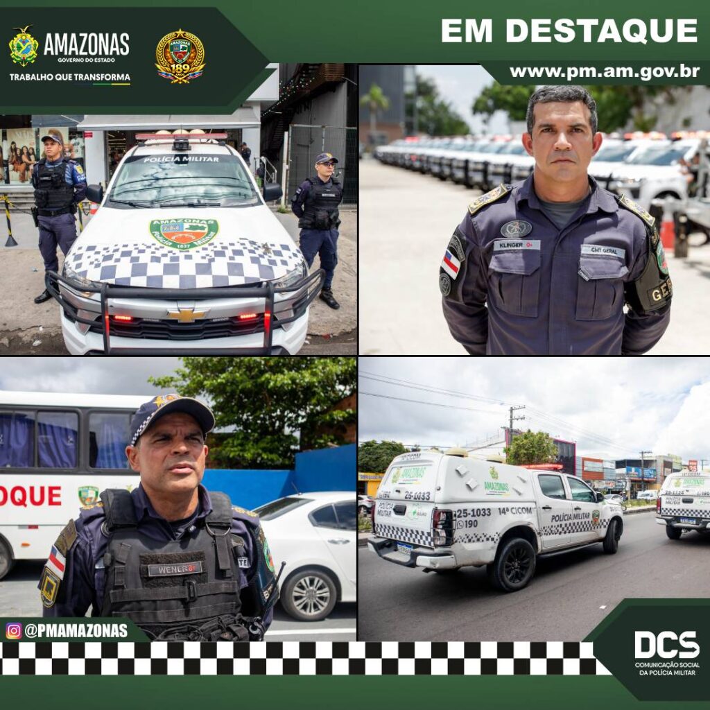 Operação Segurança Presente: PMAM Realiza Prisões em Manaus e Reforça Segurança na Capital