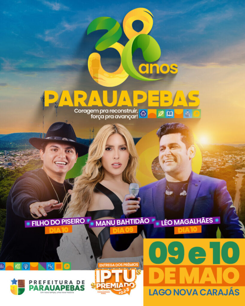Parauapebas Comemora 38 Anos: Celebração Cultural no Lago Nova Carajás