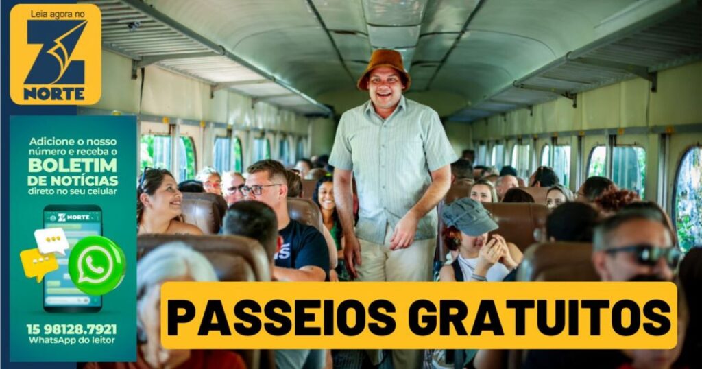 Passeios Gratuitos no Trem dos Operários: Inscrições Abertas a Partir de Sexta-feira (8) Passeios Gratuitos no Trem dos Operários: Inscrições Abertas a Partir de Sexta-feira (8)