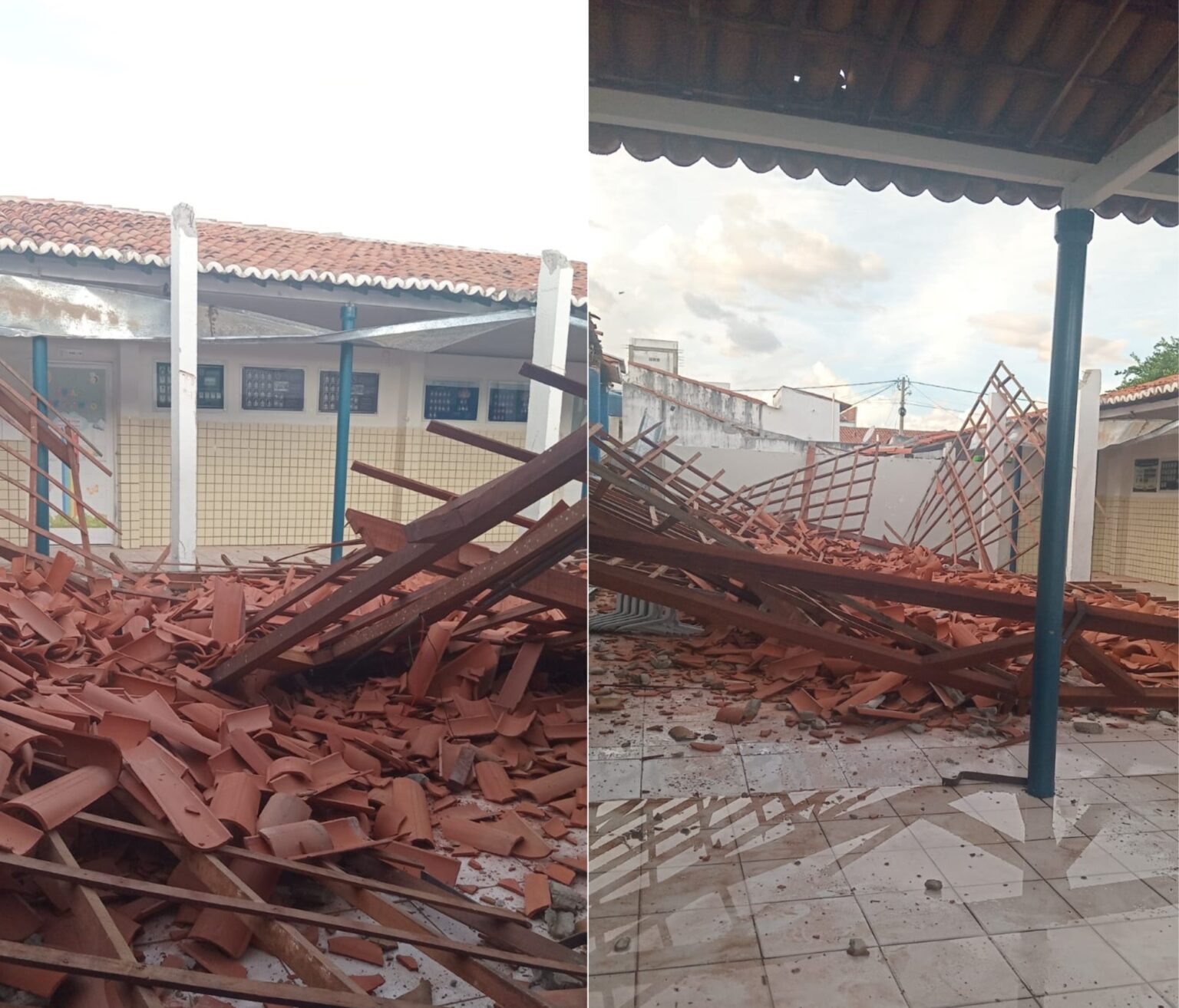 Teto de Escola Desaba em São Fernando, RN: Um Alerta para Segurança Teto de Escola Desaba em São Fernando, RN: Um Alerta para Segurança