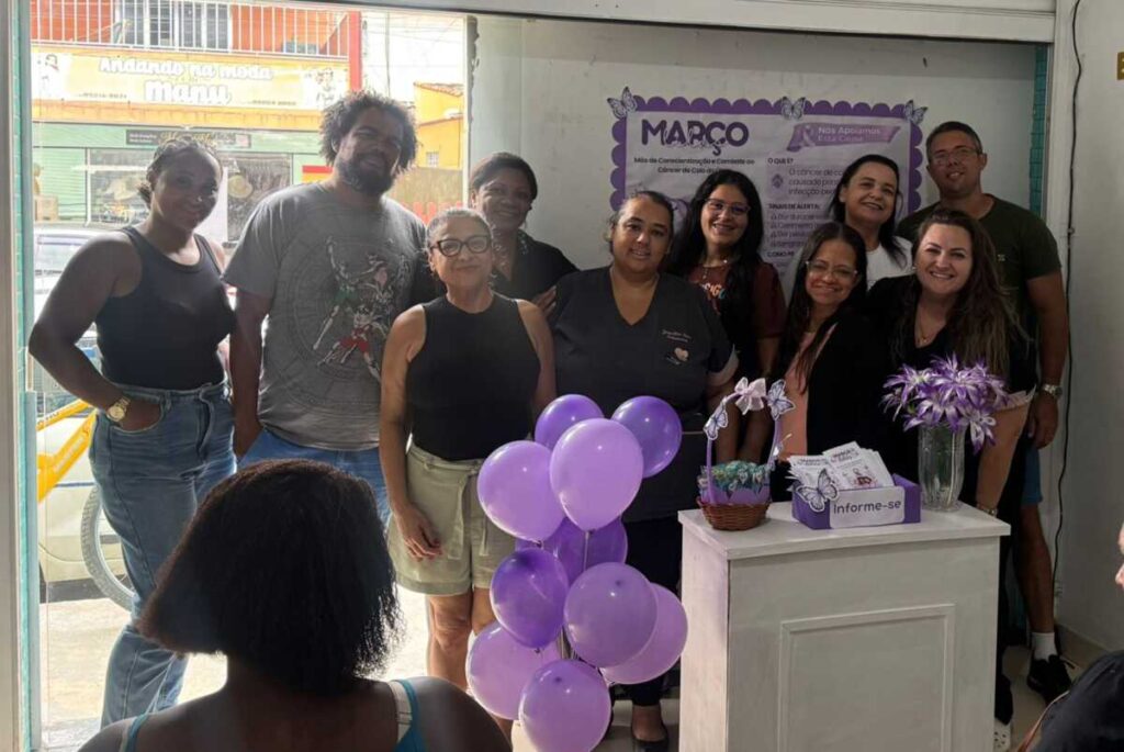 Ação do Março Lilás e Amarelo Engaja Comunidade em Saúde na ESF São João II Ação do Março Lilás e Amarelo Engaja Comunidade em Saúde na ESF São João II