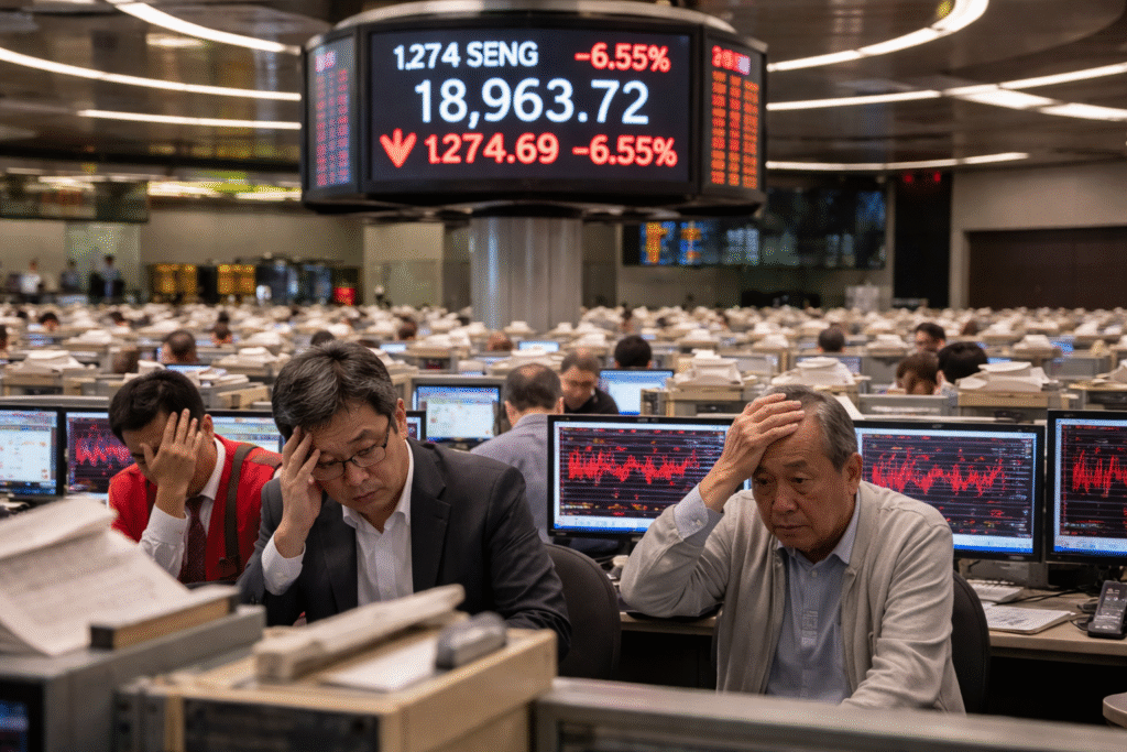 Índice Hang Seng em Queda: Rumo ao Suporte de H$20.000?