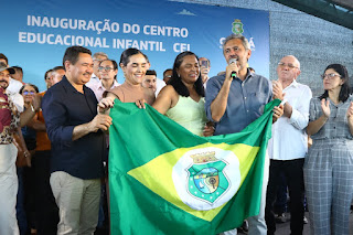 Governo do Ceará Inaugura Novo Centro de Educação Infantil e Areninha em Jati Governo do Ceará Inaugura Novo Centro de Educação Infantil e Areninha em Jati