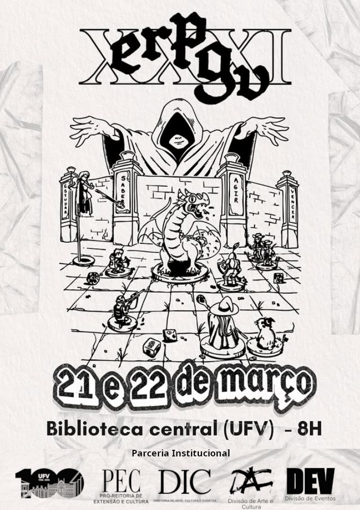 31º Encontro de RPG em Viçosa: Uma Celebração da Cultura Geek na UFV 31º Encontro de RPG em Viçosa: Uma Celebração da Cultura Geek na UFV