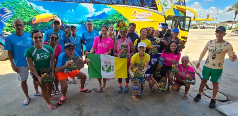 Atletas de Arapiraca Brilham na 9ª Meia Maratona da Fruticultura Irrigada em PE Atletas de Arapiraca Brilham na 9ª Meia Maratona da Fruticultura Irrigada em PE