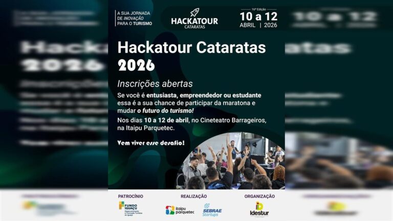 Hackatour Cataratas 2026: Inscrições Abertas para Evento Inovador em Abril Hackatour Cataratas 2026: Inscrições Abertas para Evento Inovador em Abril