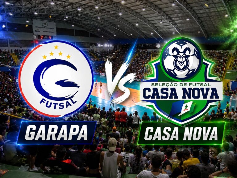 Garapa e Casa Nova: O Confronto Estrela da Copa TV Grande Rio de Futsal