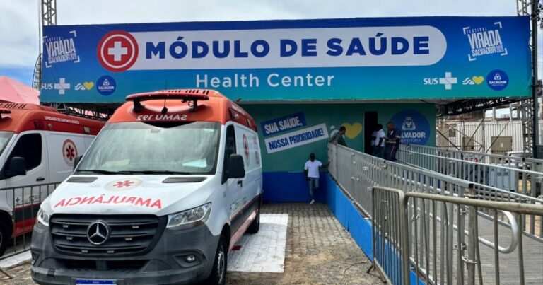 SMS Implementa Estrutura de Saúde para o Festival da Virada Salvador 2026 SMS Implementa Estrutura de Saúde para o Festival da Virada Salvador 2026